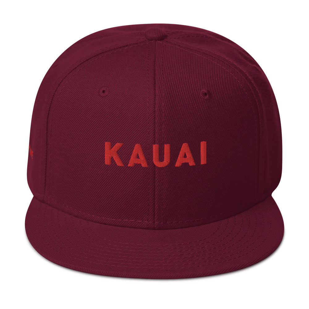 Embroidered KAUAI Snapback Hat KAUAIKINE 7 colors available