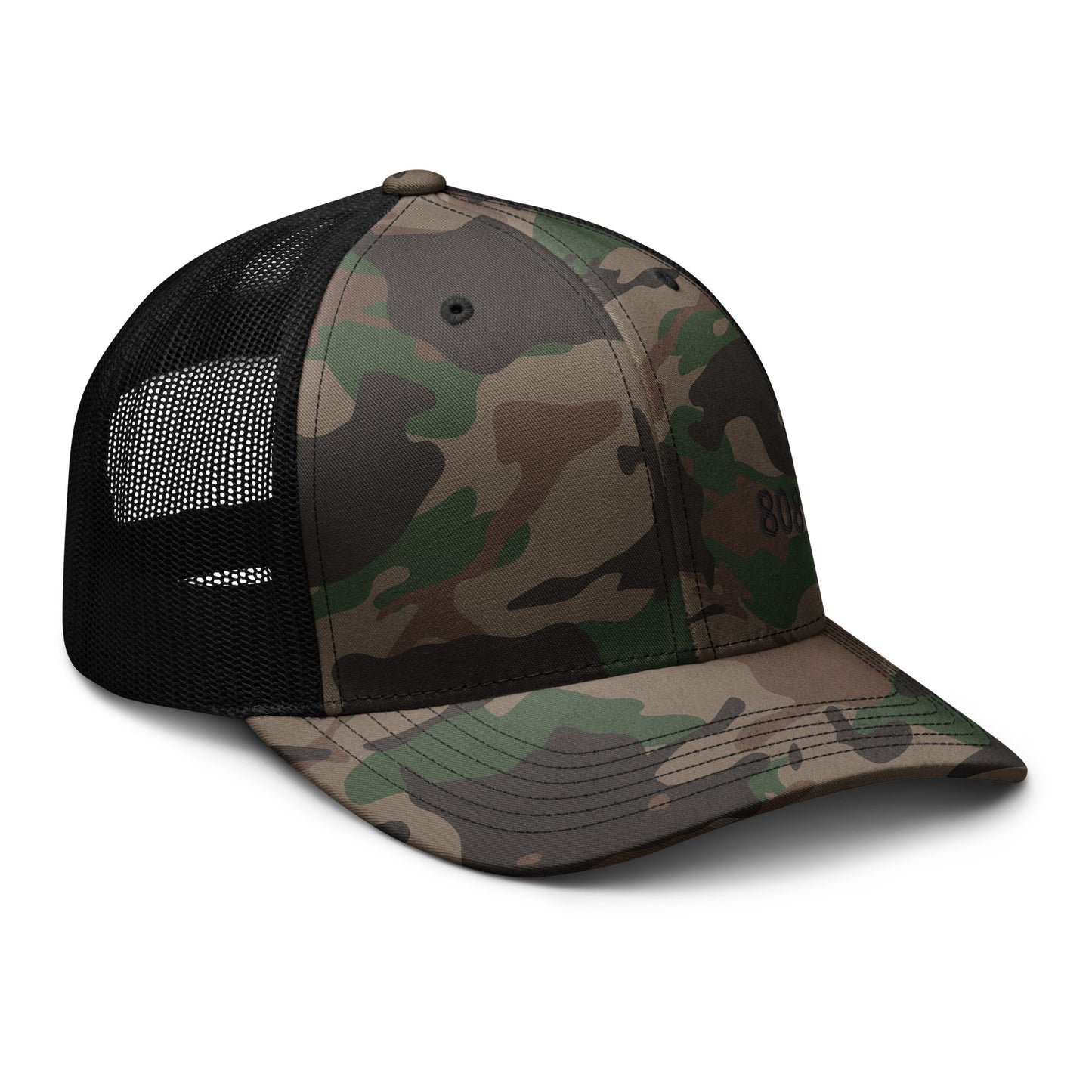 808 Camouflage trucker hat