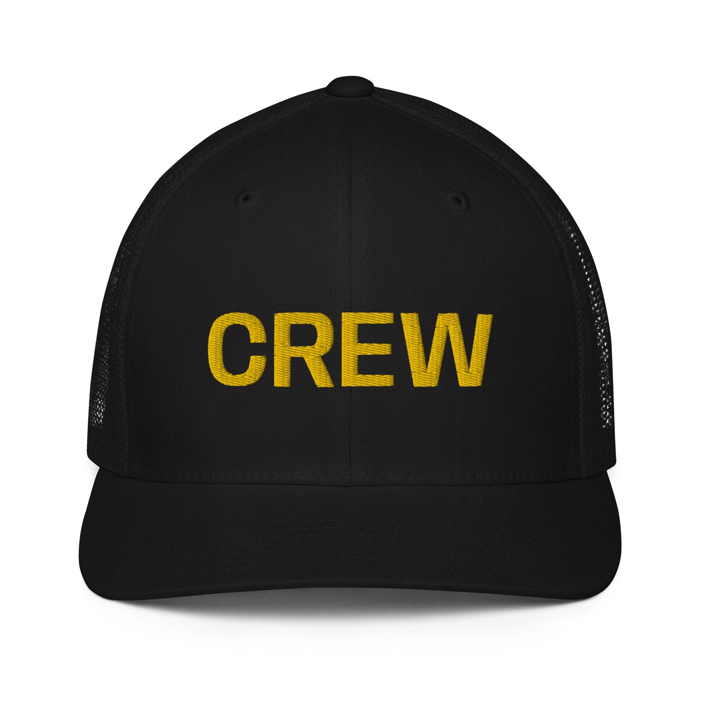 CREW            Closed-back trucker cap