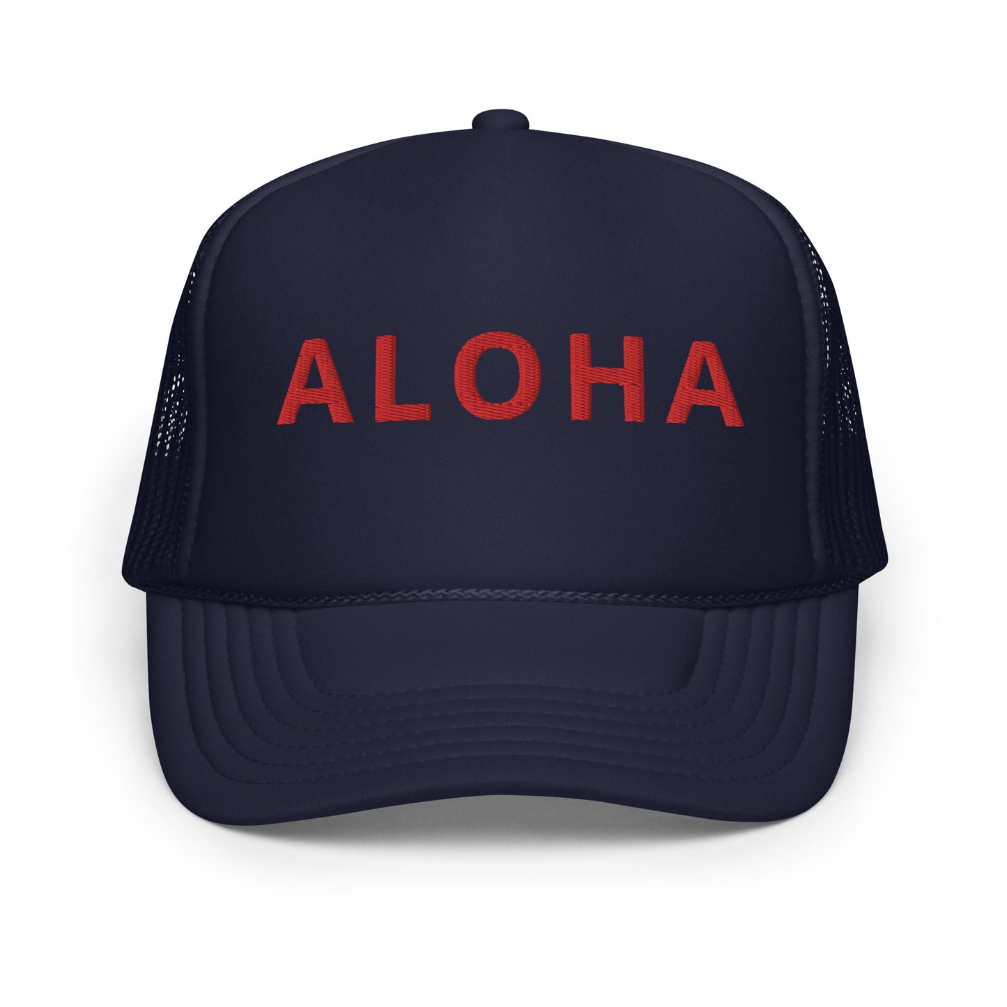 Embroidered ALOHA Foam trucker hat 8 colors available