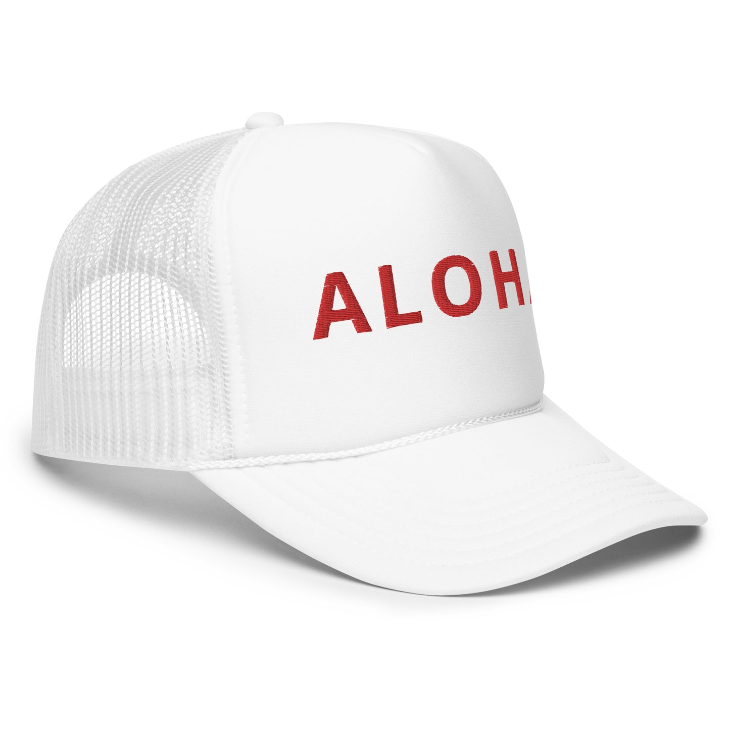 Embroidered ALOHA Foam trucker hat 8 colors available