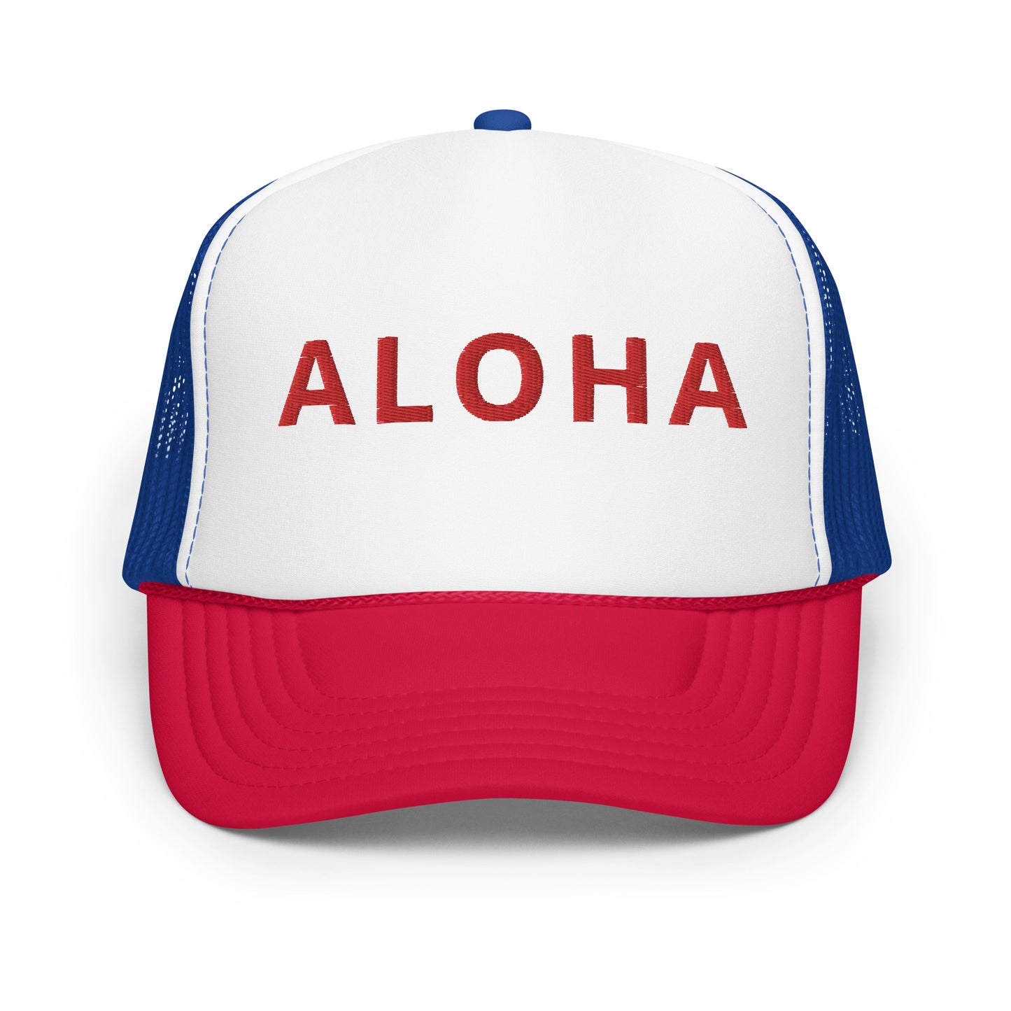 Embroidered ALOHA Foam trucker hat 8 colors available