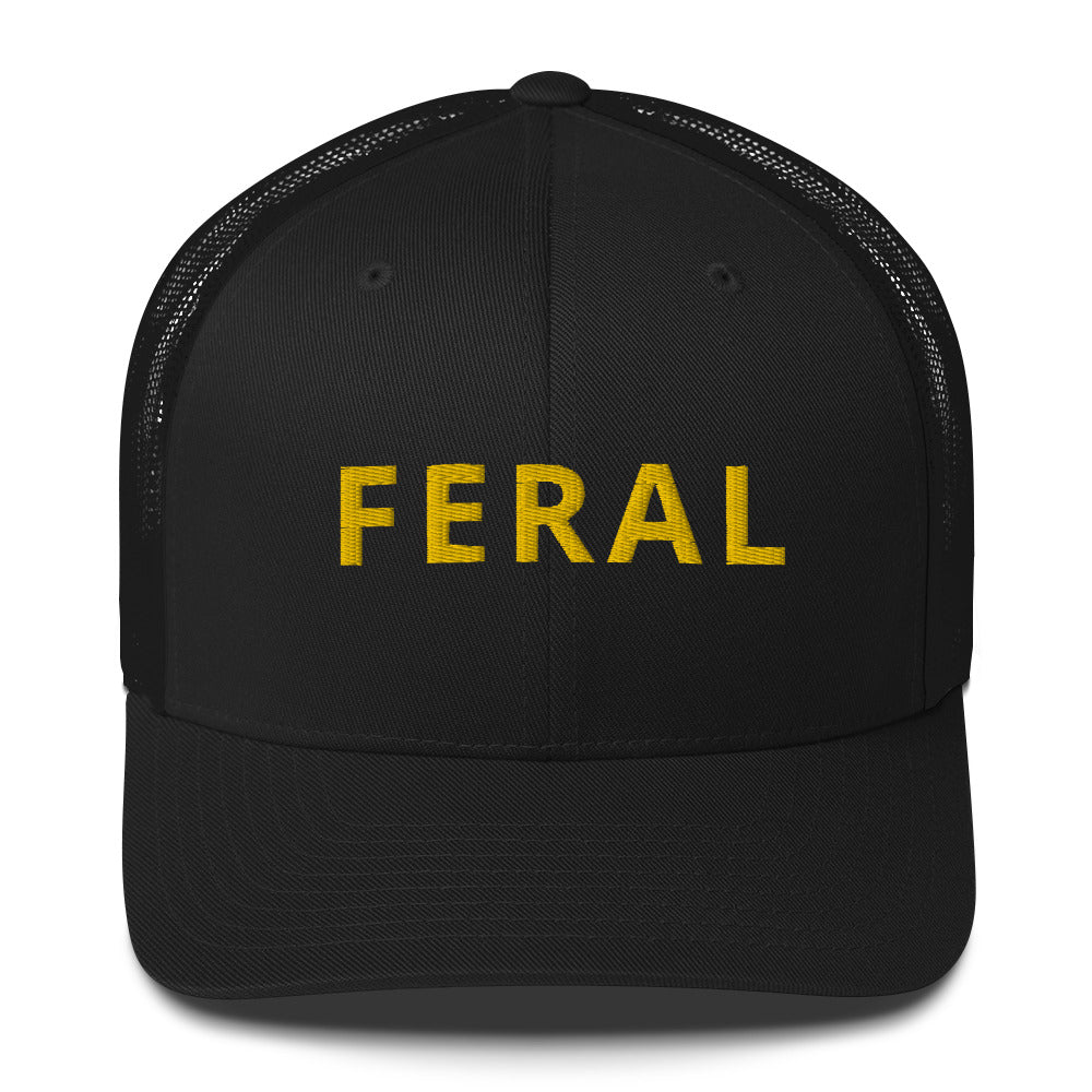 Embroidered FERAL Trucker Cap 5 colors available