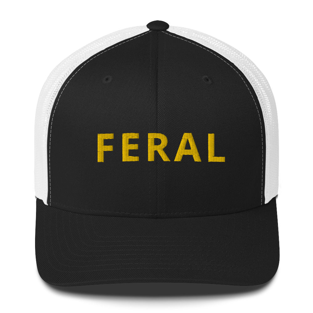 Embroidered FERAL Trucker Cap 5 colors available