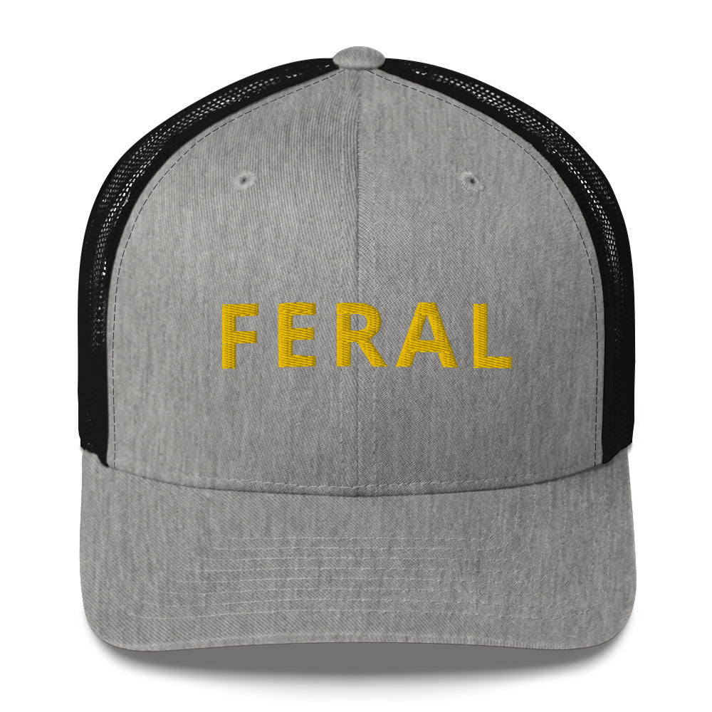 Embroidered FERAL Trucker Cap 5 colors available