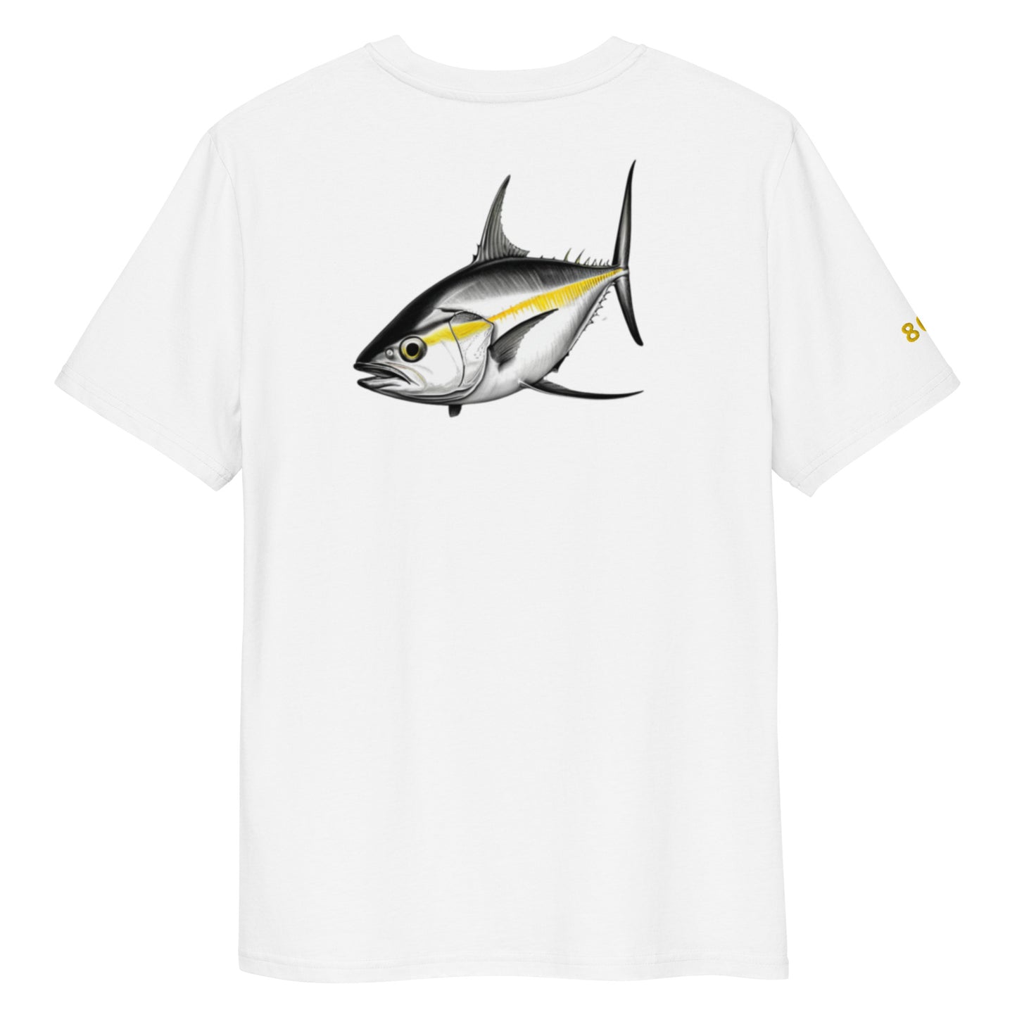 Embroidered 808 ALOHA TUNA Unisex organic cotton t-shirt